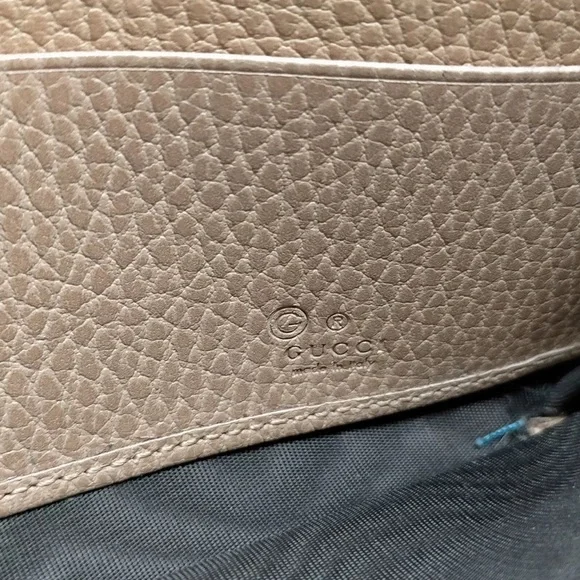 Gucci Long Wallet Beige Leather - Picture 5 of 9
